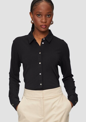 Chemisier s.Oliver BLACK LABEL en noir : devant