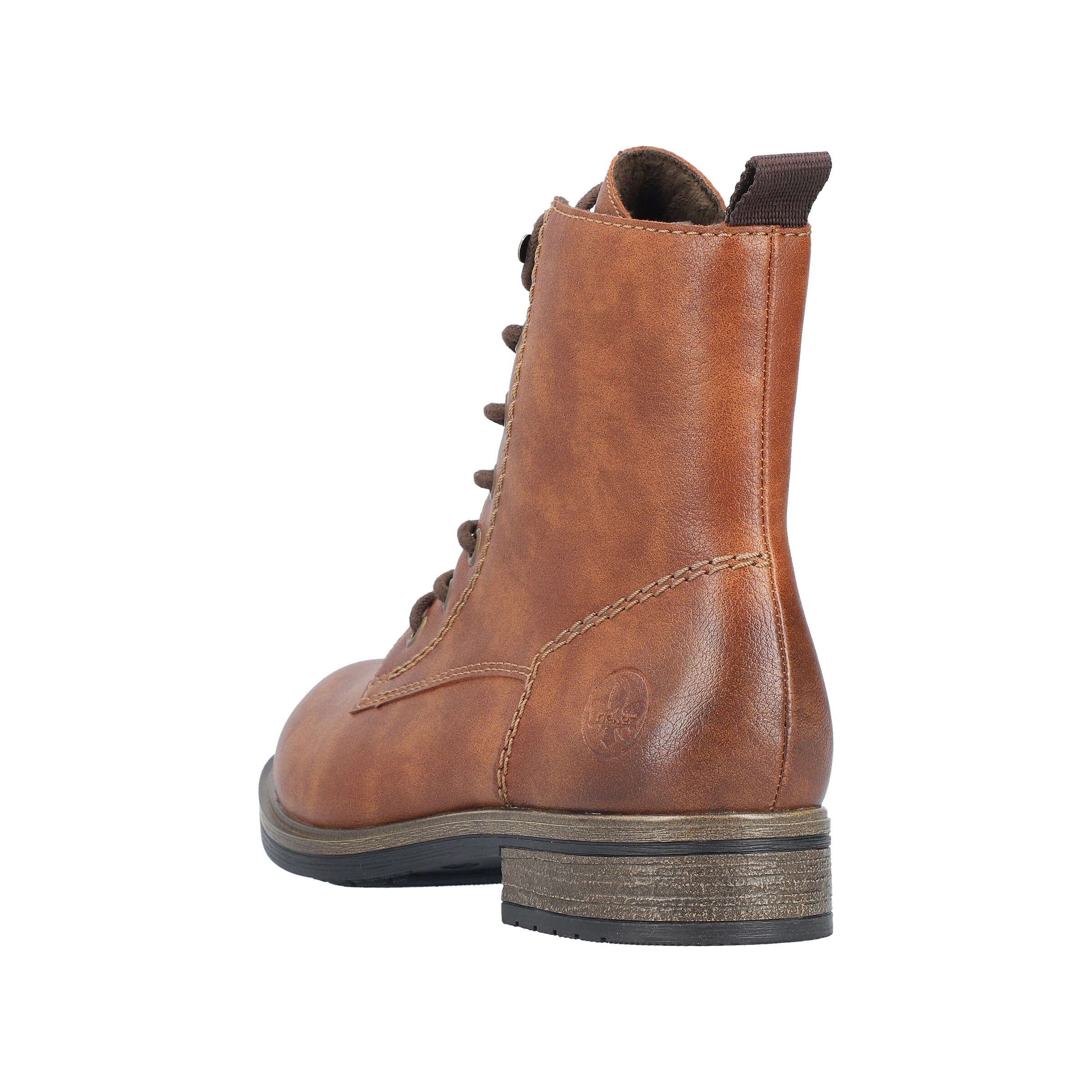 Bottines à lacets Rieker en marron