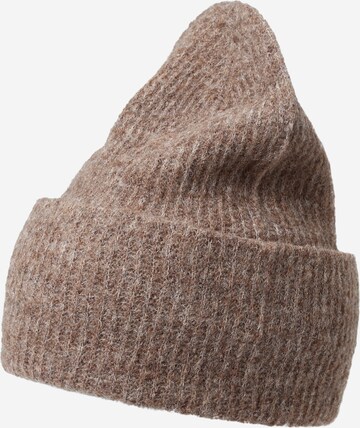 ABOUT YOU Beanie 'Isabell' in Brown: front