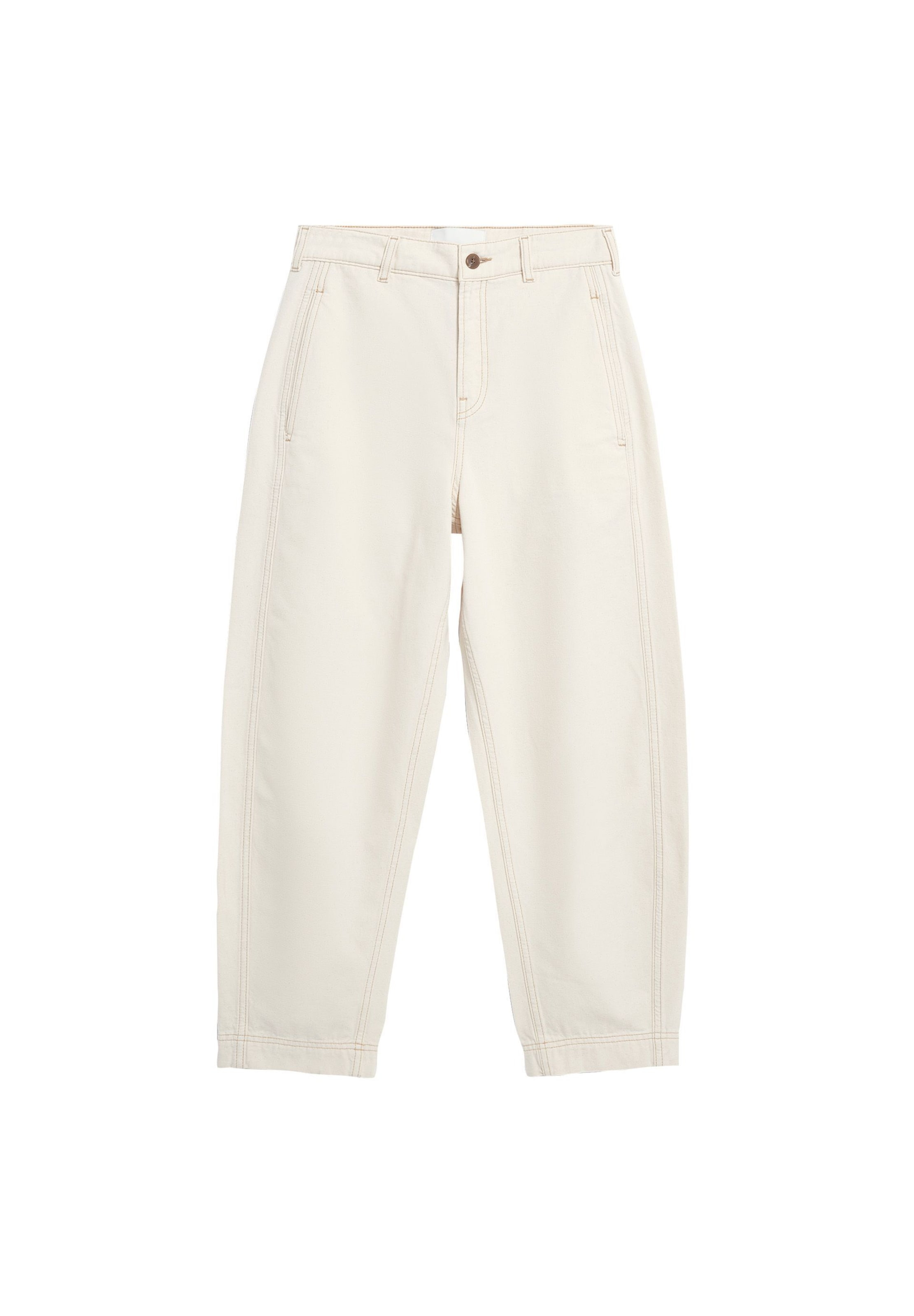 ARMEDANGELS Baggy Pants in White: front