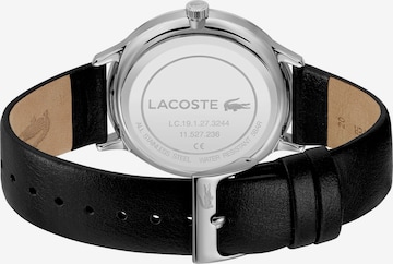 LACOSTE Analog klocka i svart