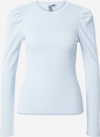 PIECES Shirt 'JANNA' in Blauw: voorkant