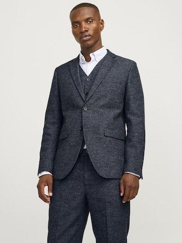 JACK & JONES Slim Fit Jakke 'JPRWinter' i blå: forside