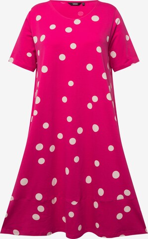 Robe Ulla Popken en rose : devant