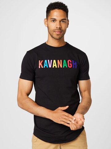 Gianni Kavanagh - Camiseta 'Neverland' en negro: frente