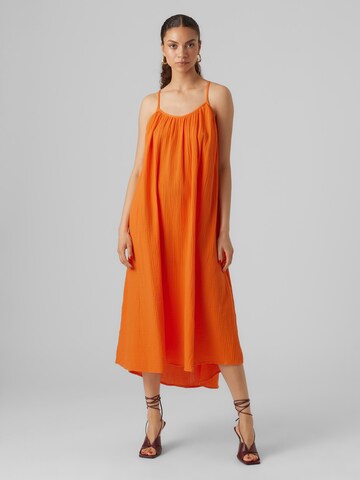 VERO MODA Καλοκαιρινό φόρεμα 'Natali' σε πορτοκαλί