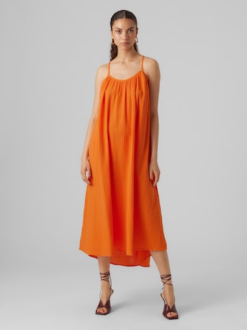 VERO MODA Letné šaty 'Natali' - oranžová