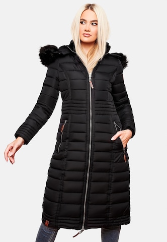 NAVAHOO Winter coat 'Umay' in Black: front