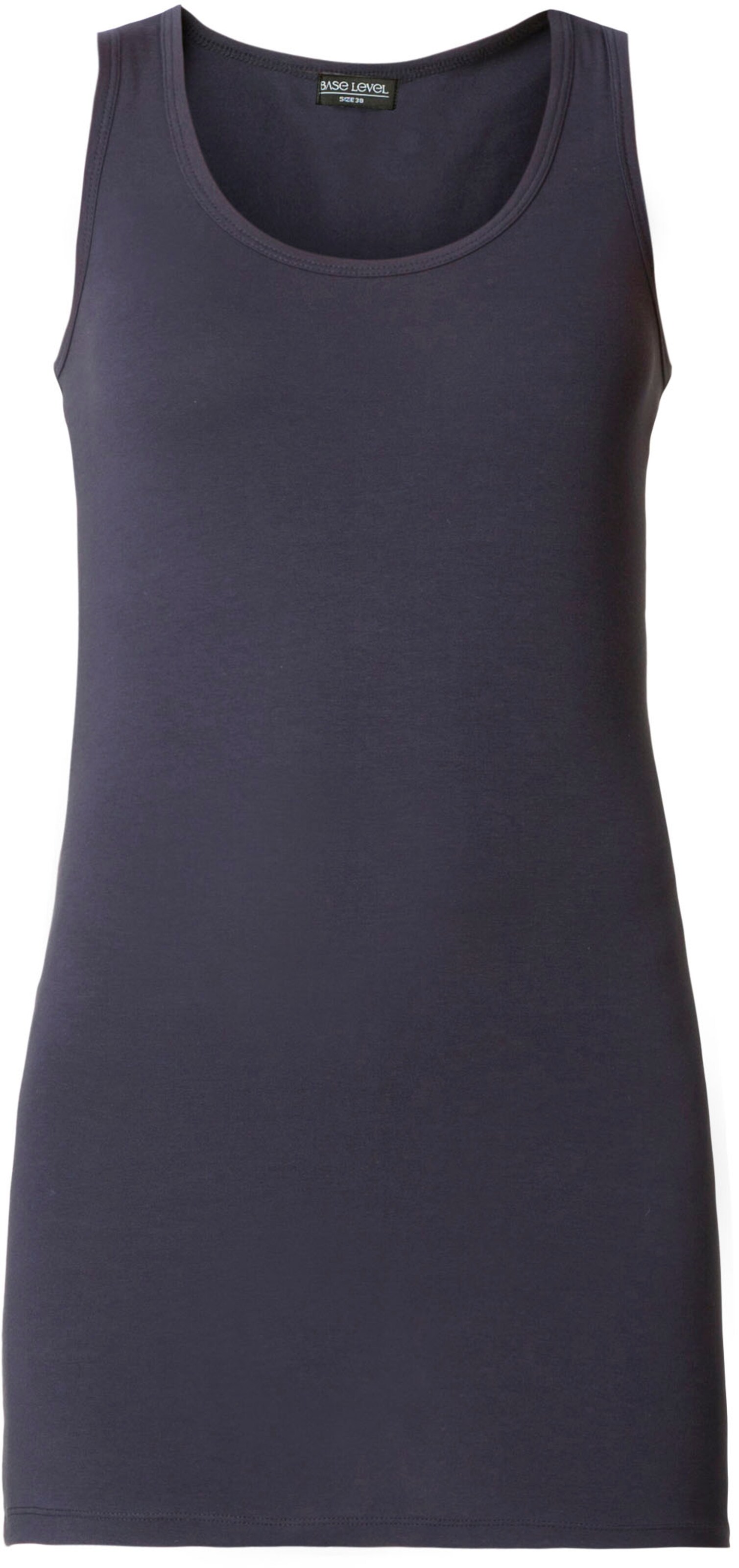 BASE LEVEL Top 'Yamin' in Blue: front