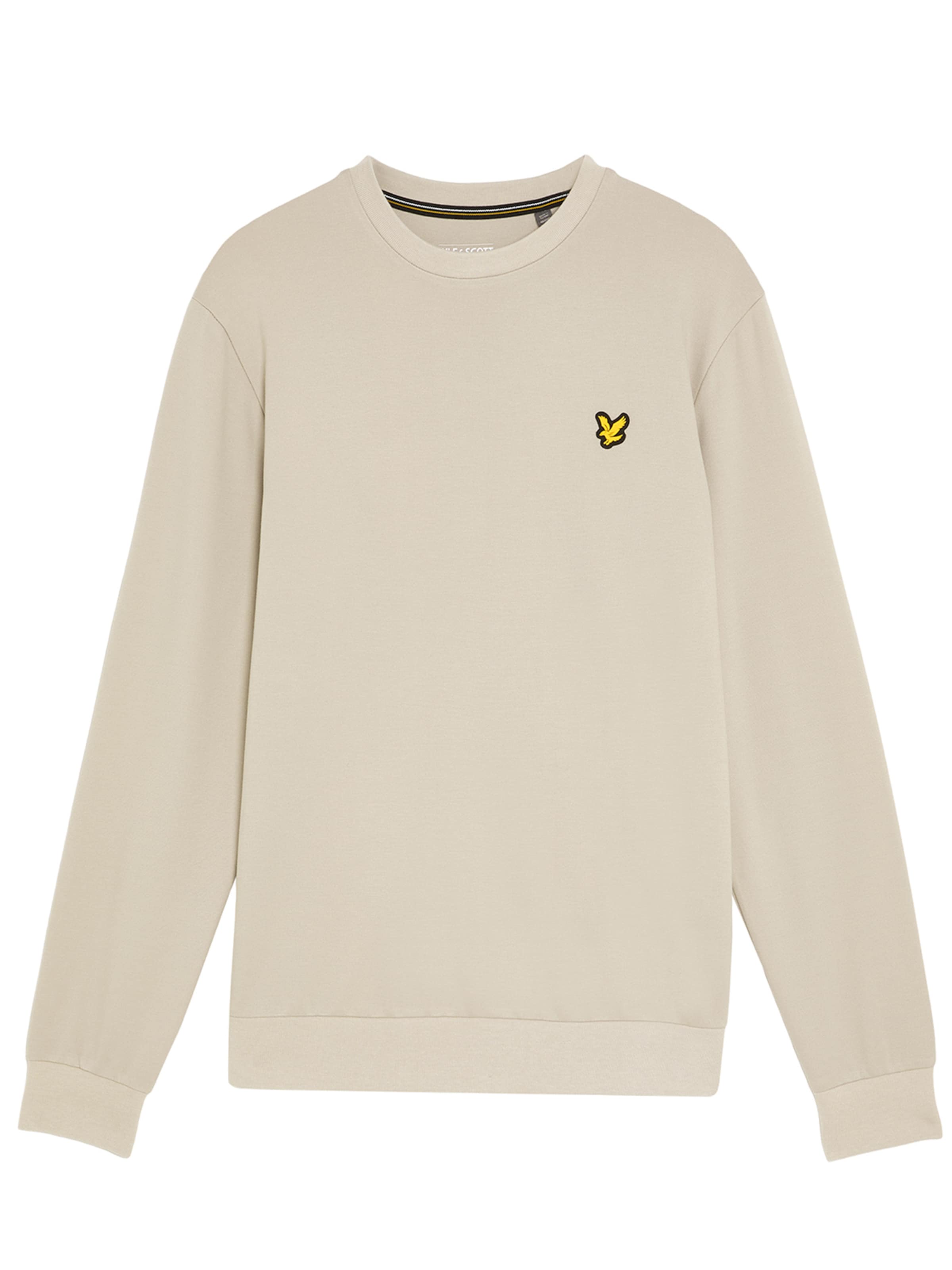 Lyle & Scott Trui in Beige: voorkant