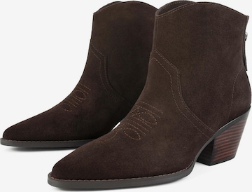 Bottines 'IT'S NOT THE SAME' L37 HANDMADE SHOES en marron : devant