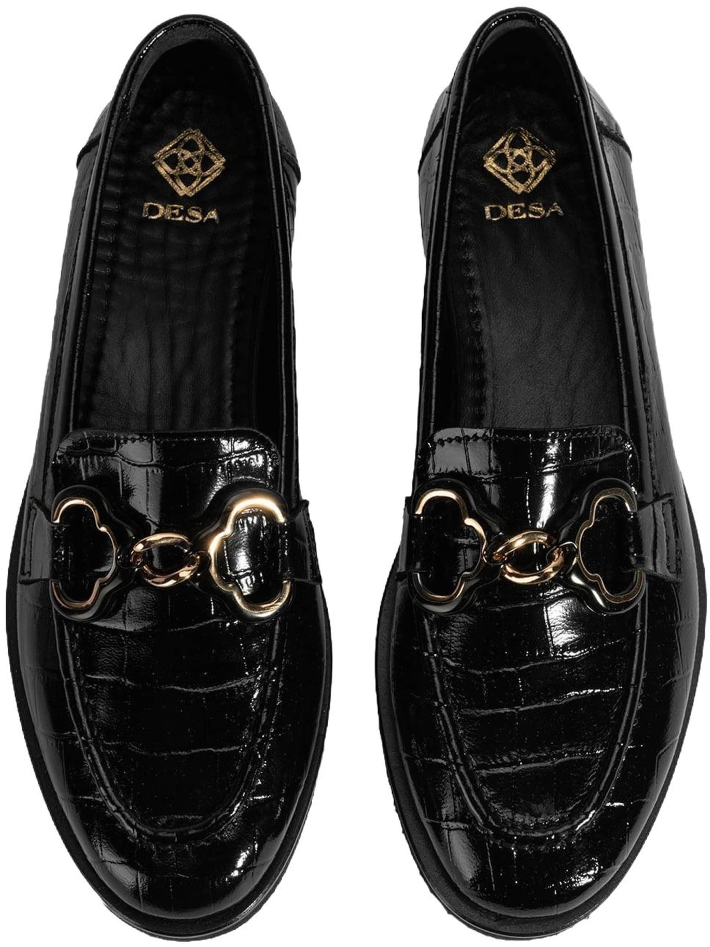 Desa - Mocasines 'Slip-Ons' en negro