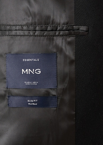 MANGO MAN Between-Seasons Coat 'Funnel' in Black