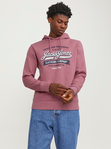 Sweat-shirt JACK & JONES en rose : devant