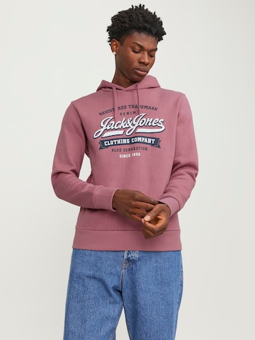 JACK & JONES Sweatshirt in Roze: voorkant