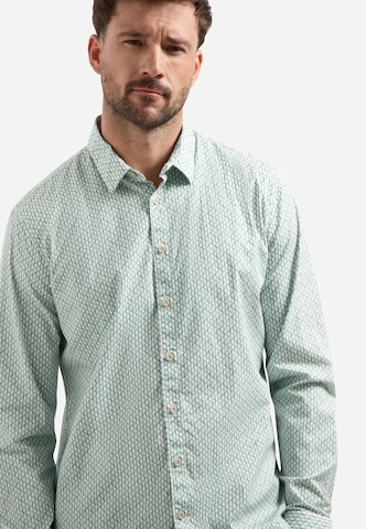 No Excess Regular fit Button Up Shirt in Blue