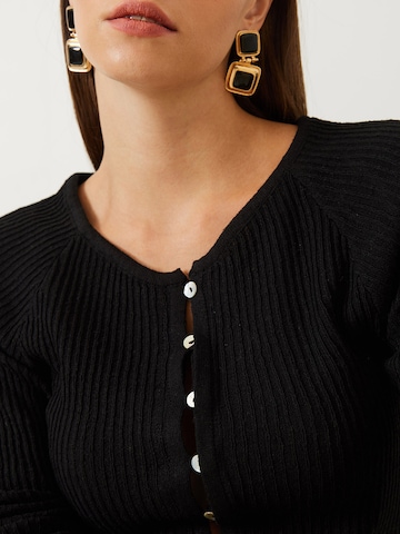 Bianco Lucci Плетена жилетка в черно