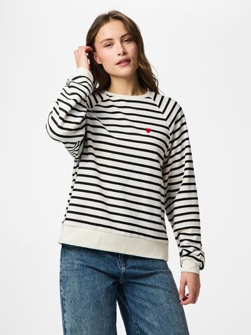 PIECES Sweatshirt 'PCGreta' in White