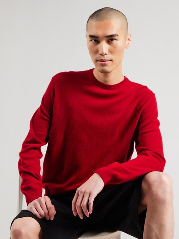 UNITED COLORS OF BENETTON Regular fit Pulover | rdeča barva: sprednja stran