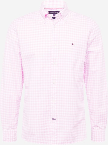 TOMMY HILFIGER Button Up Shirt in Pink: front