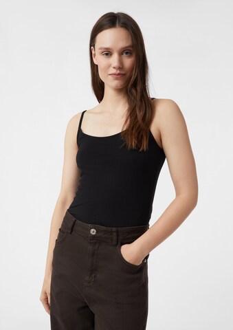 T-shirt COMMA en noir : devant