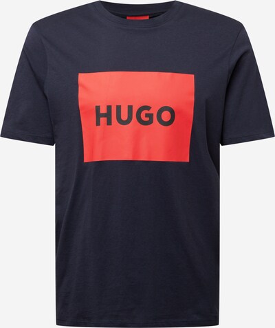 HUGO Skjorte 'Dulive' i mørkeblå / rød / svart, Produktvisning