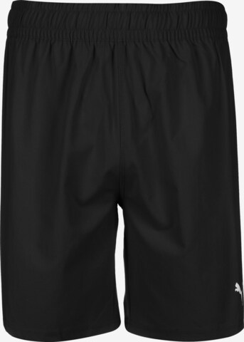 Regular Pantalon de sport 'Team Final' PUMA en noir : devant