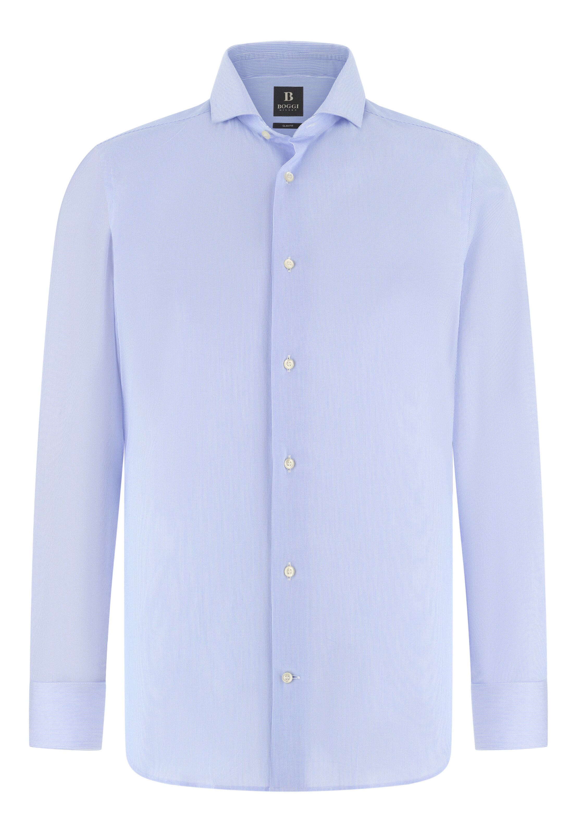 Boggi Milano Hemd in hellblau / weiß, Produktansicht