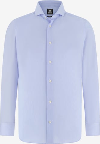 Boggi Milano Slim Fit Businesspaita värissä sininen: etupuoli