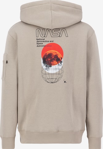 ALPHA INDUSTRIES Collegepaita 'NASA Orbit' värissä beige