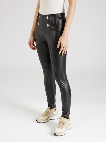 ONLY Skinny Leggings 'Lola' in Zwart: voorkant