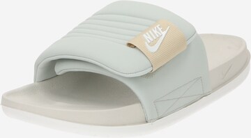 Nike SportswearNatikače s potpeticom 'OFFCOURT ADJUST SLIDE' - siva boja: prednji dio