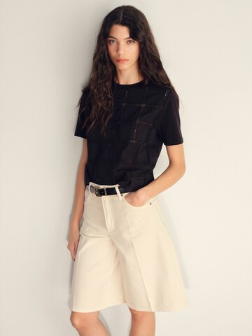 MANGO T-Shirt 'MIFFY' in Schwarz