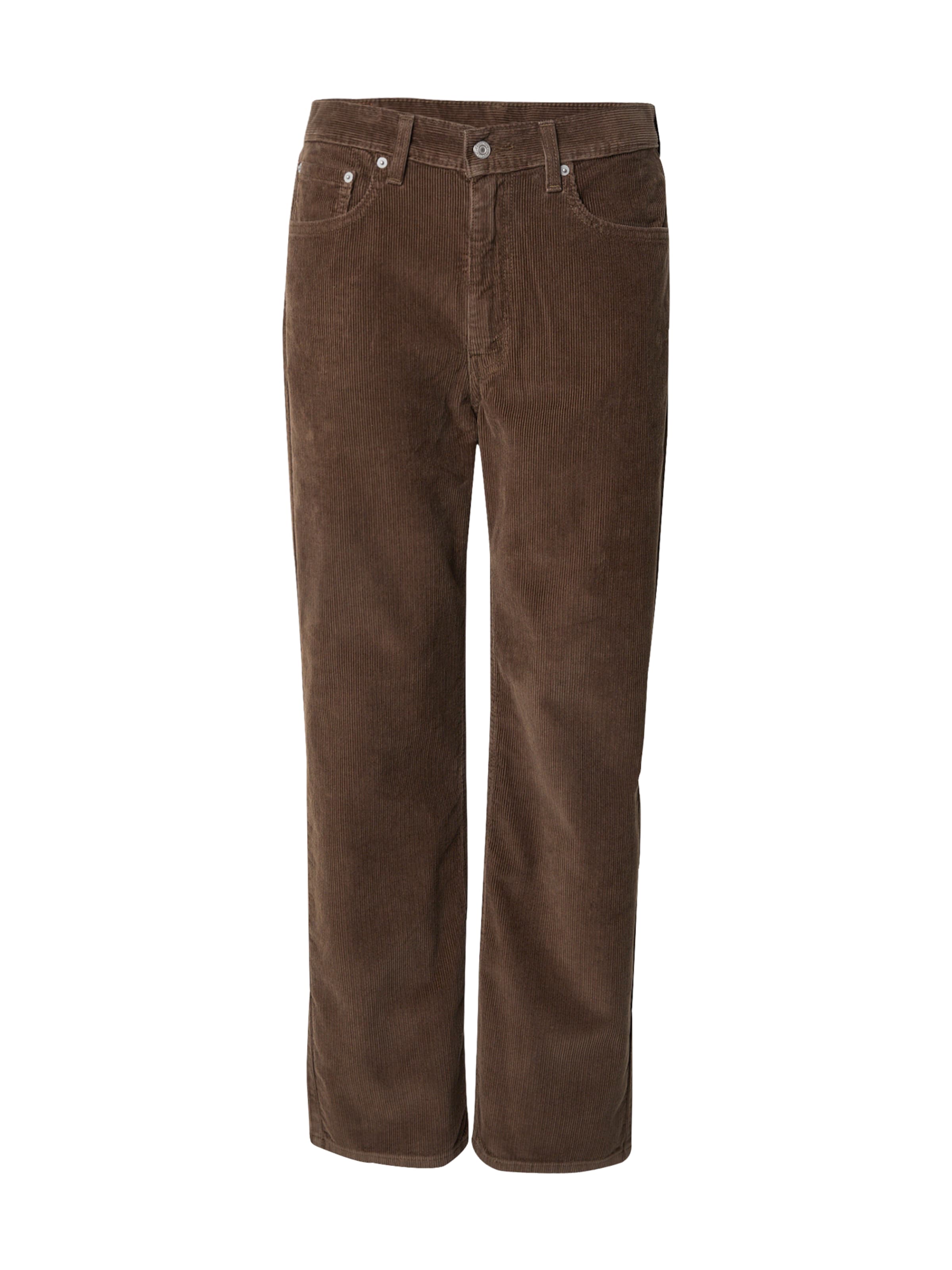 LEVI'S ® Loosefit Kalhoty '565™ Loose Straight' – hnědá: přední strana