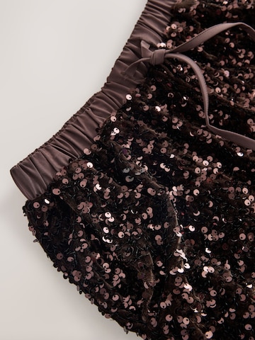 Next Wide Leg Hose in Braun