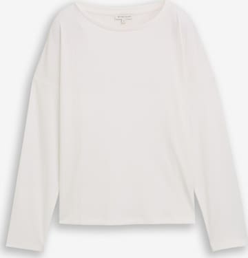 TOM TAILOR Shirt in White: front