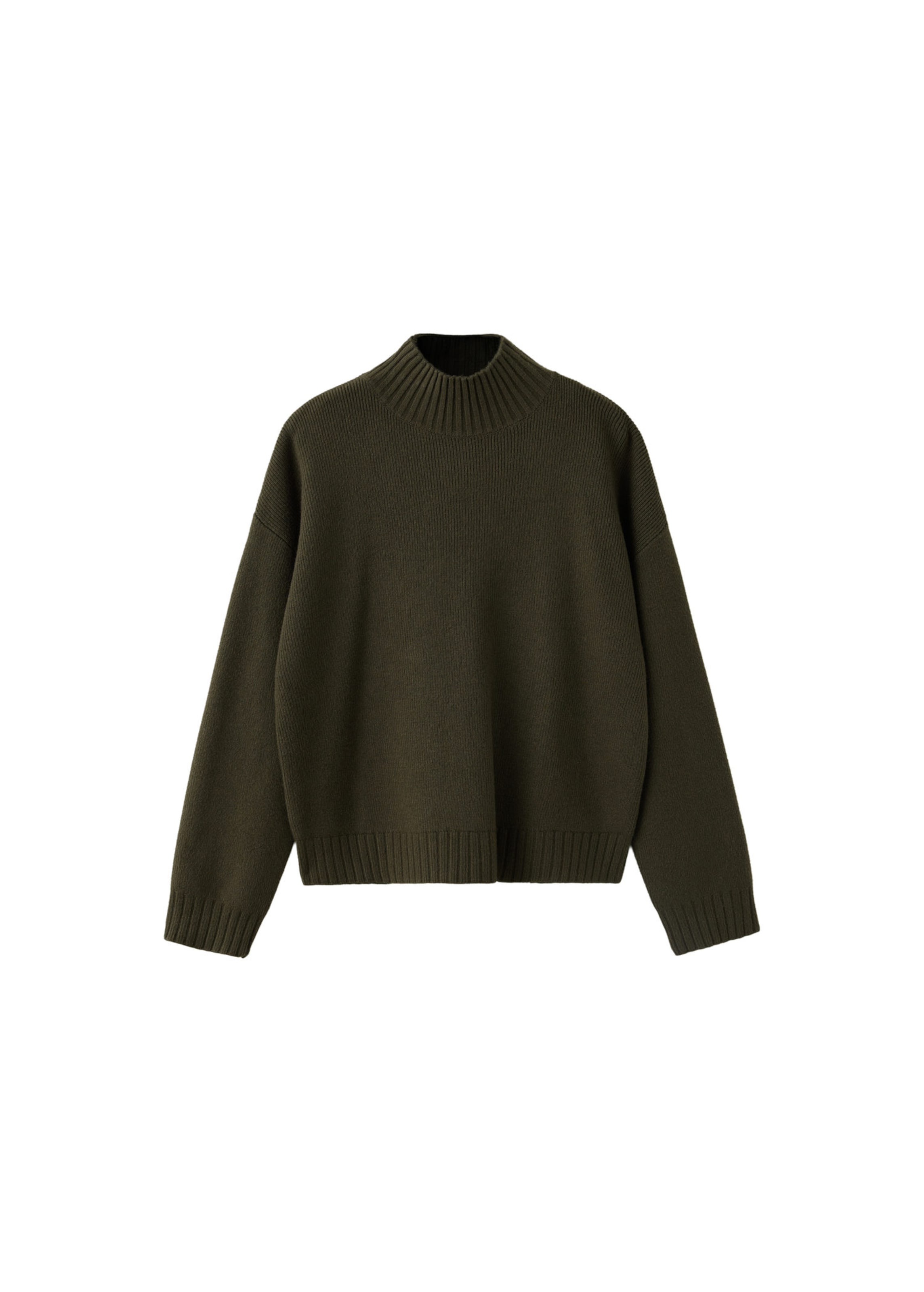 MANGO Sweater 'MARIN' in Green: front