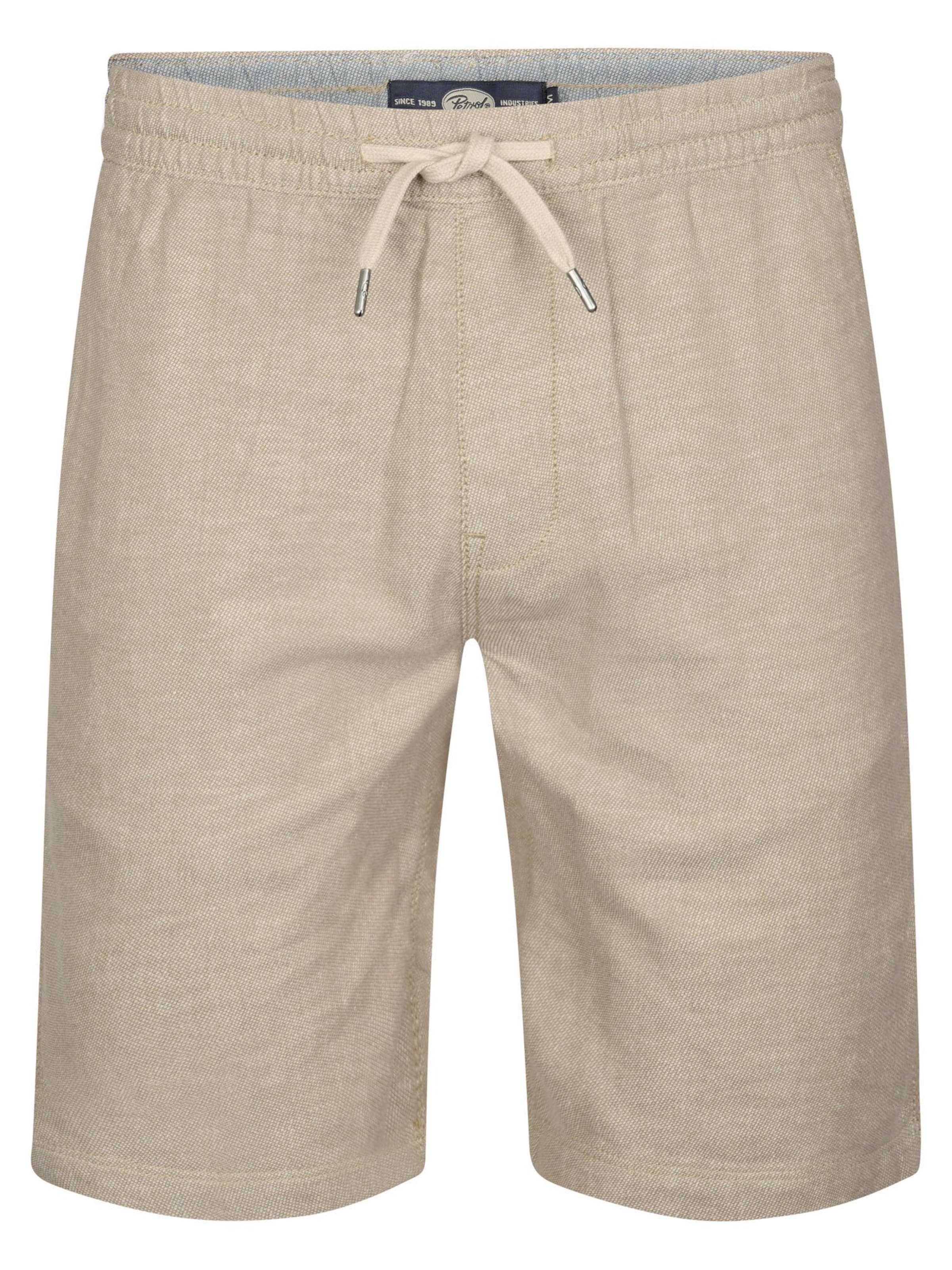 PETROL INDUSTRIES MEN Regular Pants in Beige: front