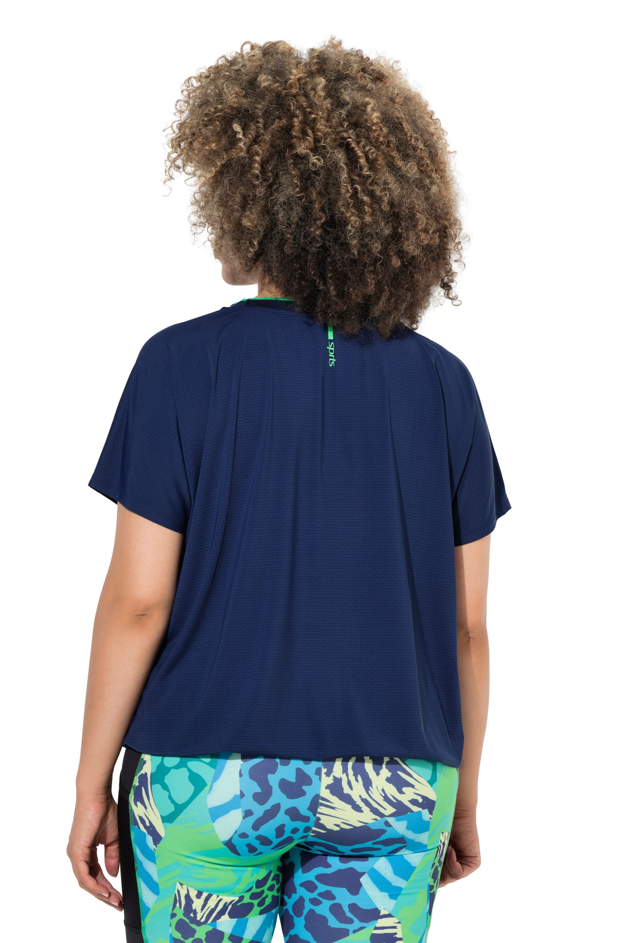 Ulla Popken Funktionsshirt in Blau