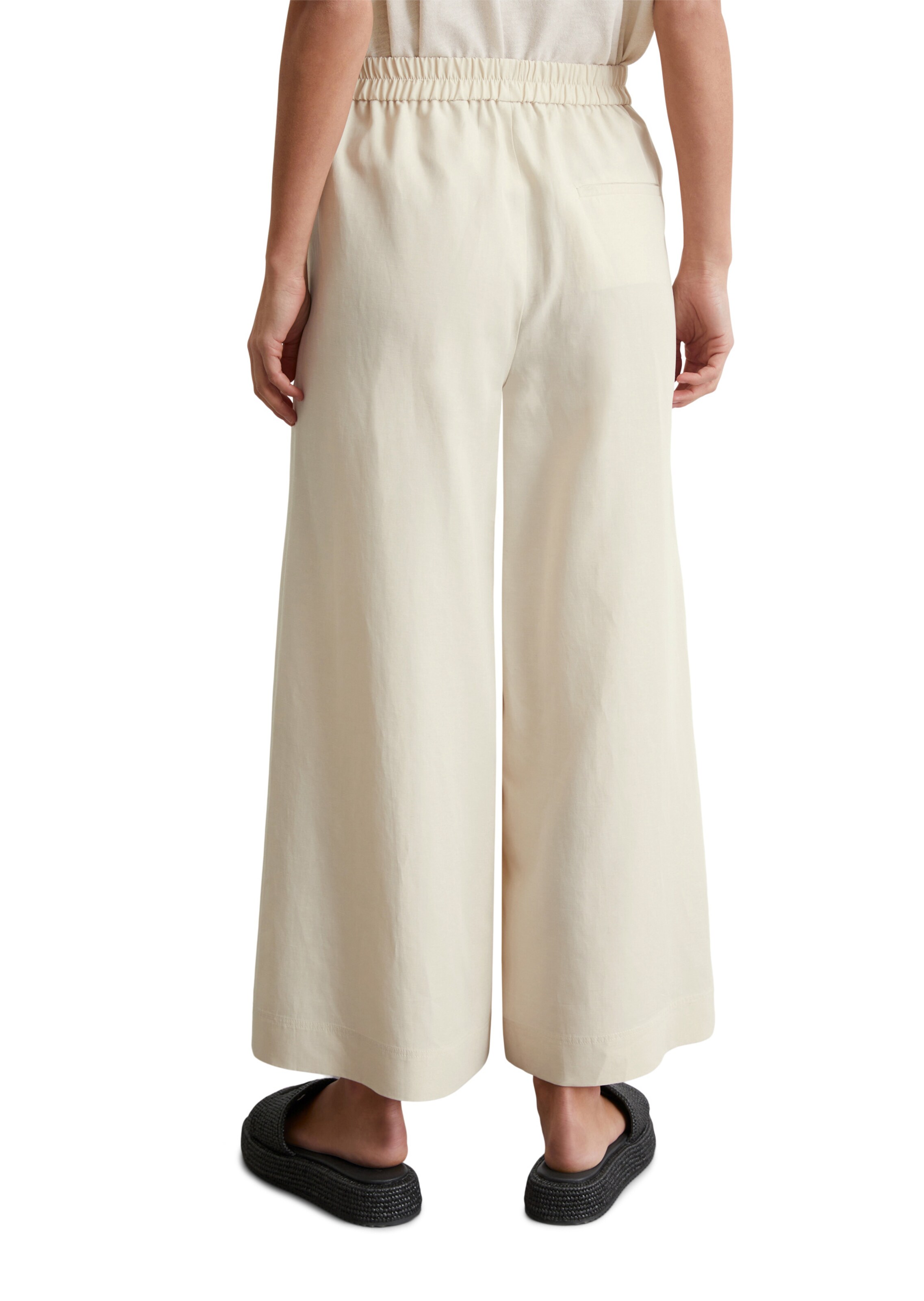 Marc O'Polo Wide leg Trousers in Grey