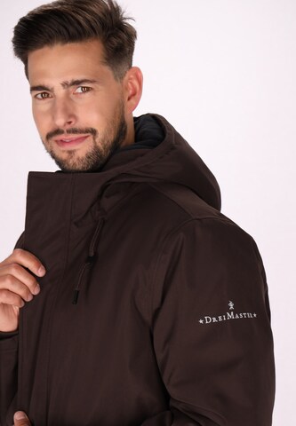 DreiMaster Maritim - Chaqueta de invierno en marrón