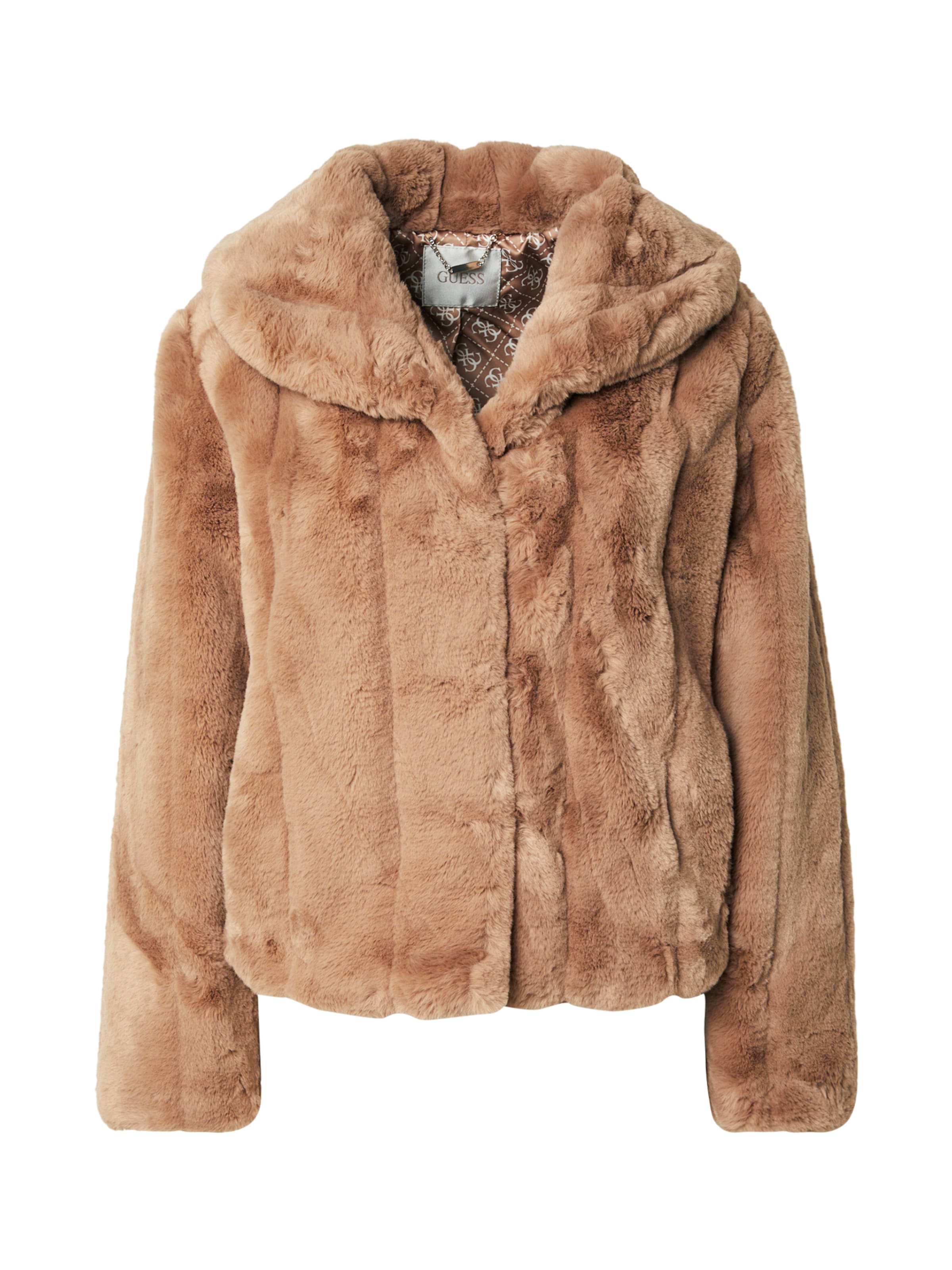 GUESS Χειμερινό μπουφάν 'NEW SOPHY' σε μπεζ: μπροστά