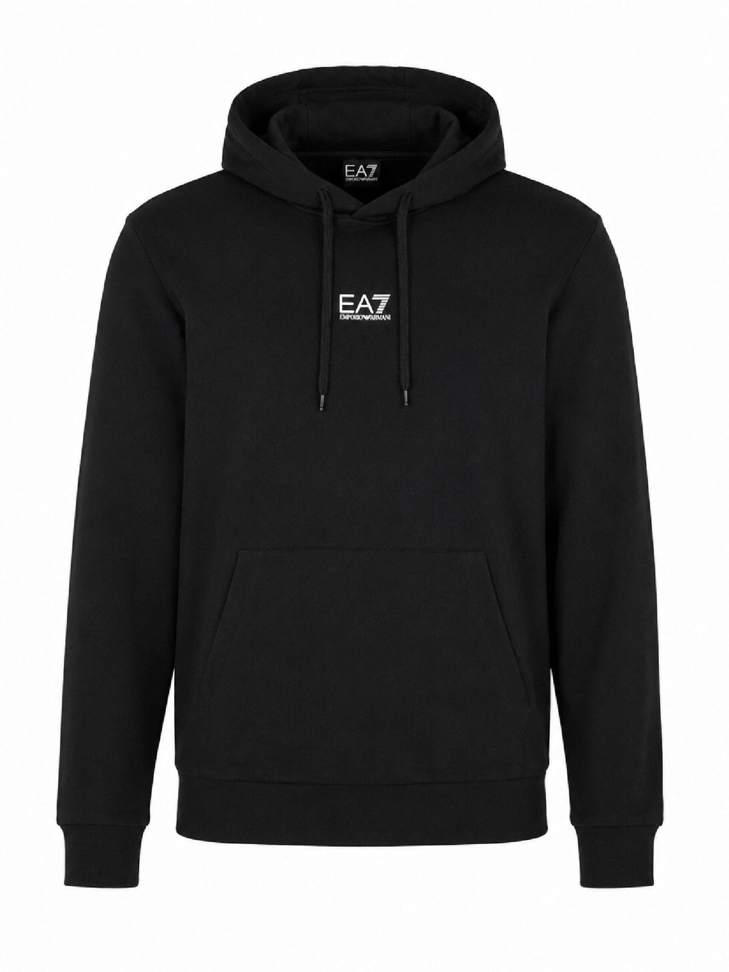 Pulover de la EA7 Emporio Armani pe negru: față