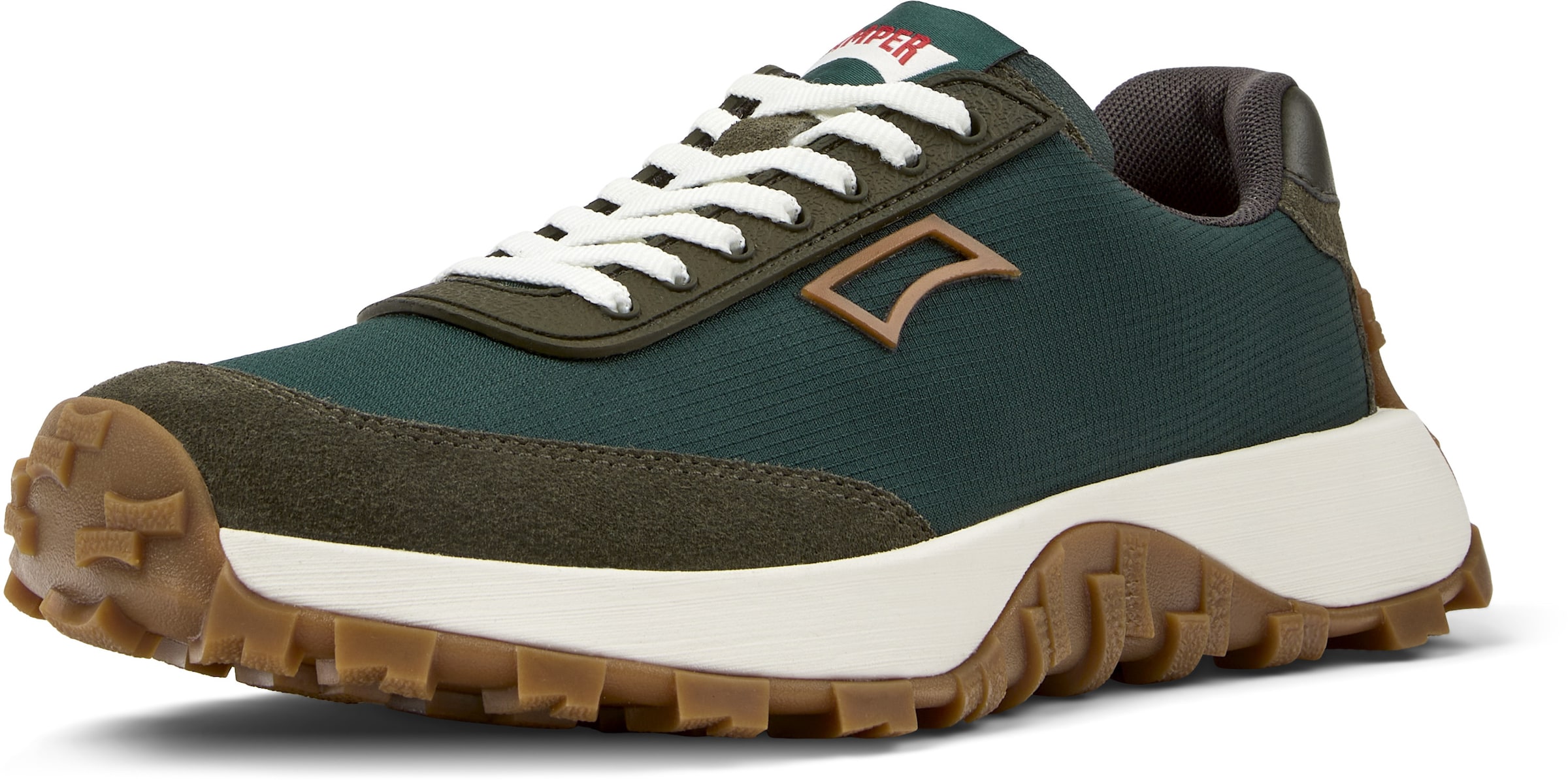 CAMPER Sneakers laag 'Drift Trail' in Groen: voorkant