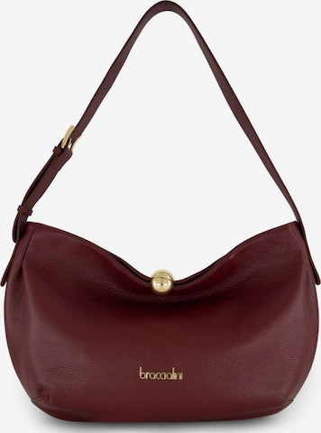 Borsa a spalla 'Ariel' di Braccialini in rosso: frontale
