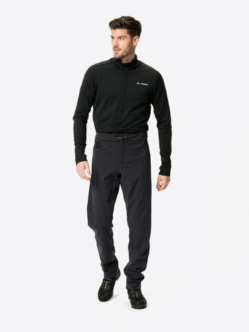 VAUDE Regular Outdoor Pants 'M Tremalzo SFT P' in Black