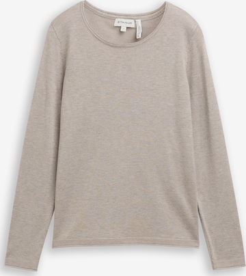 Pull-over TOM TAILOR en gris : devant