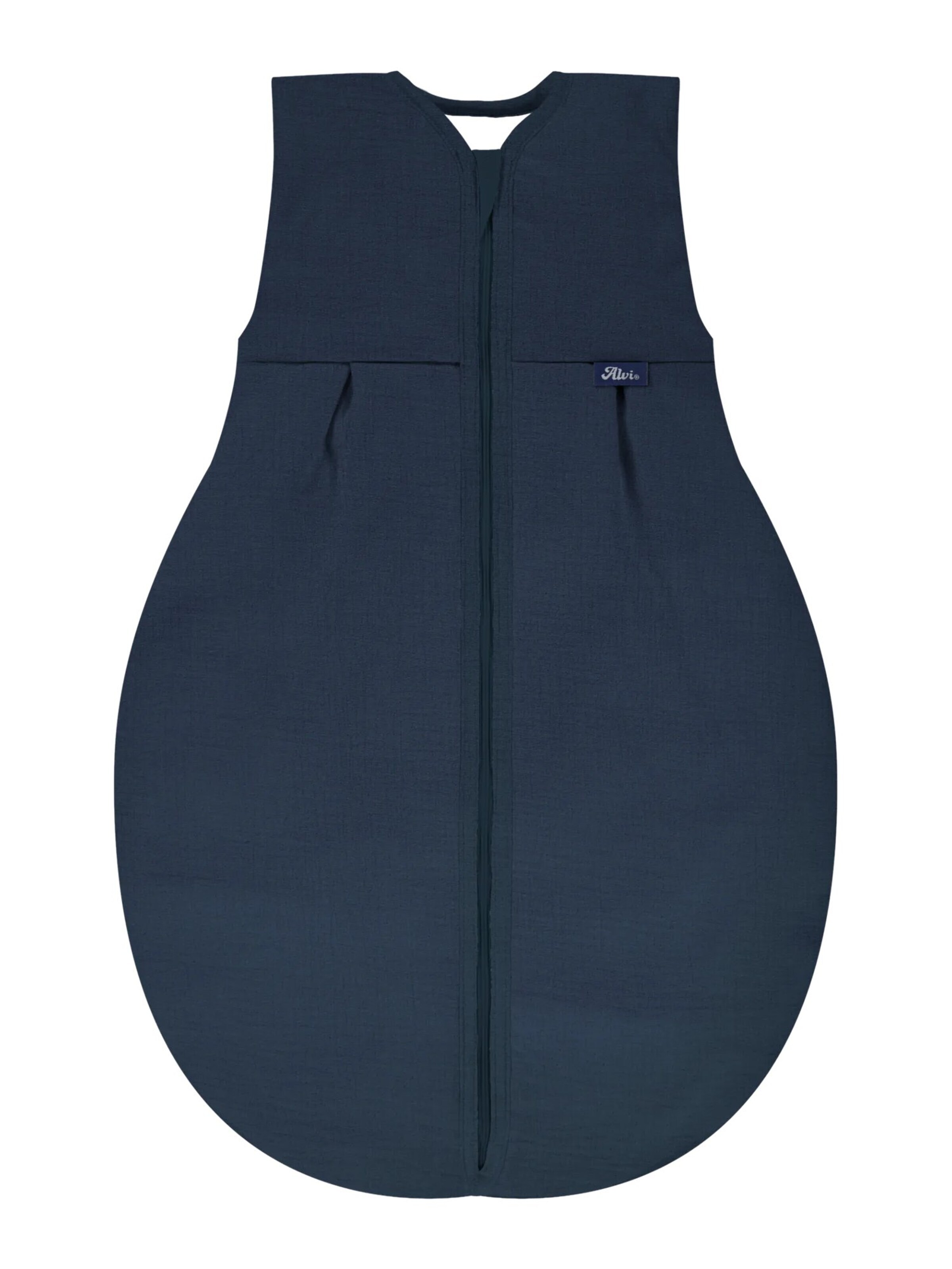 ALVI Sleeping Bag 'Schlafsack 4-Season Mull-Schlafsack' in Blue: front