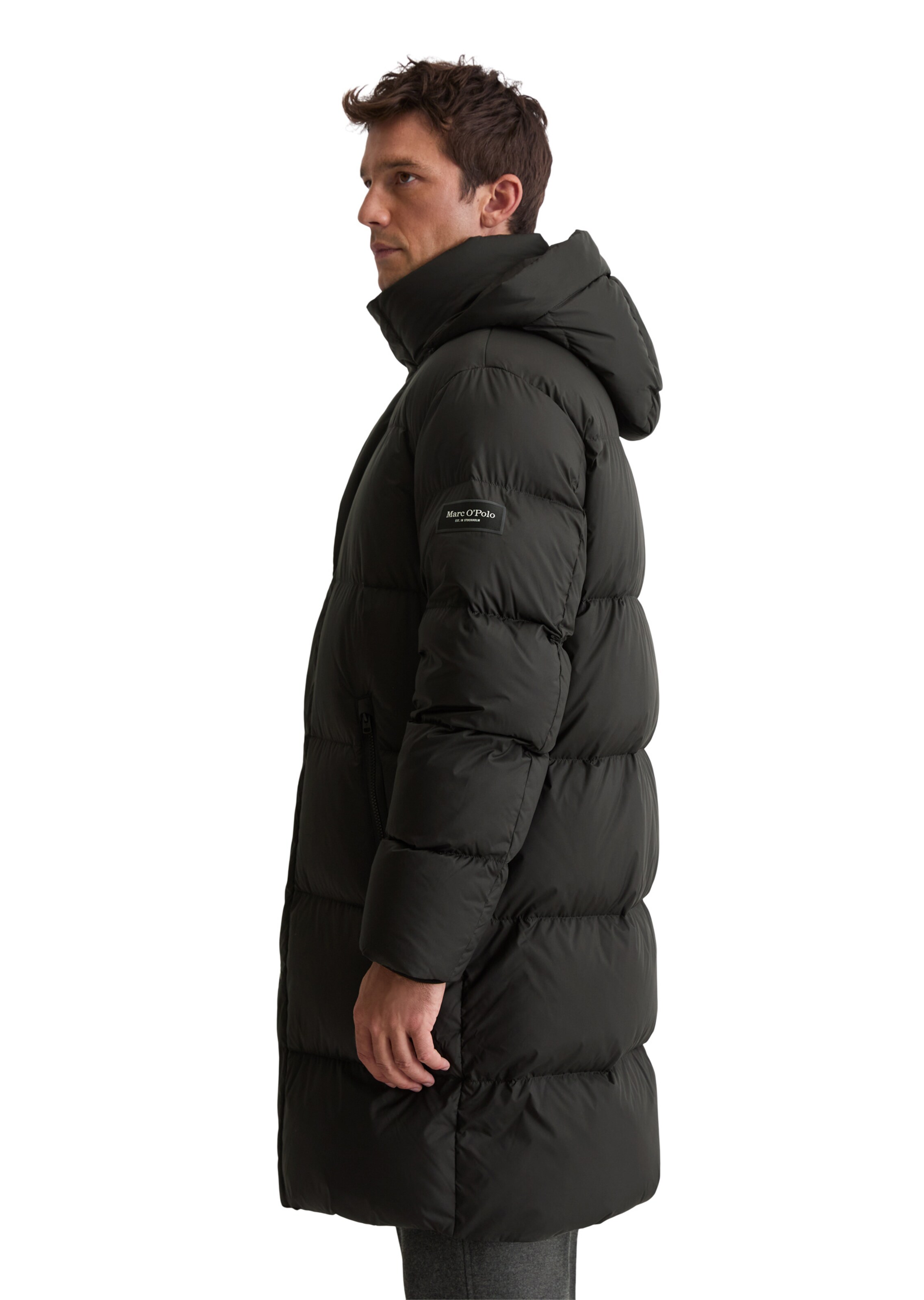 Marc O'Polo Winterjas in Zwart