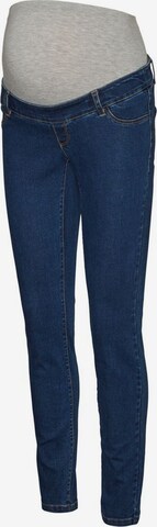 MAMALICIOUS Regular Jeggings 'AKIN' in Blue: front